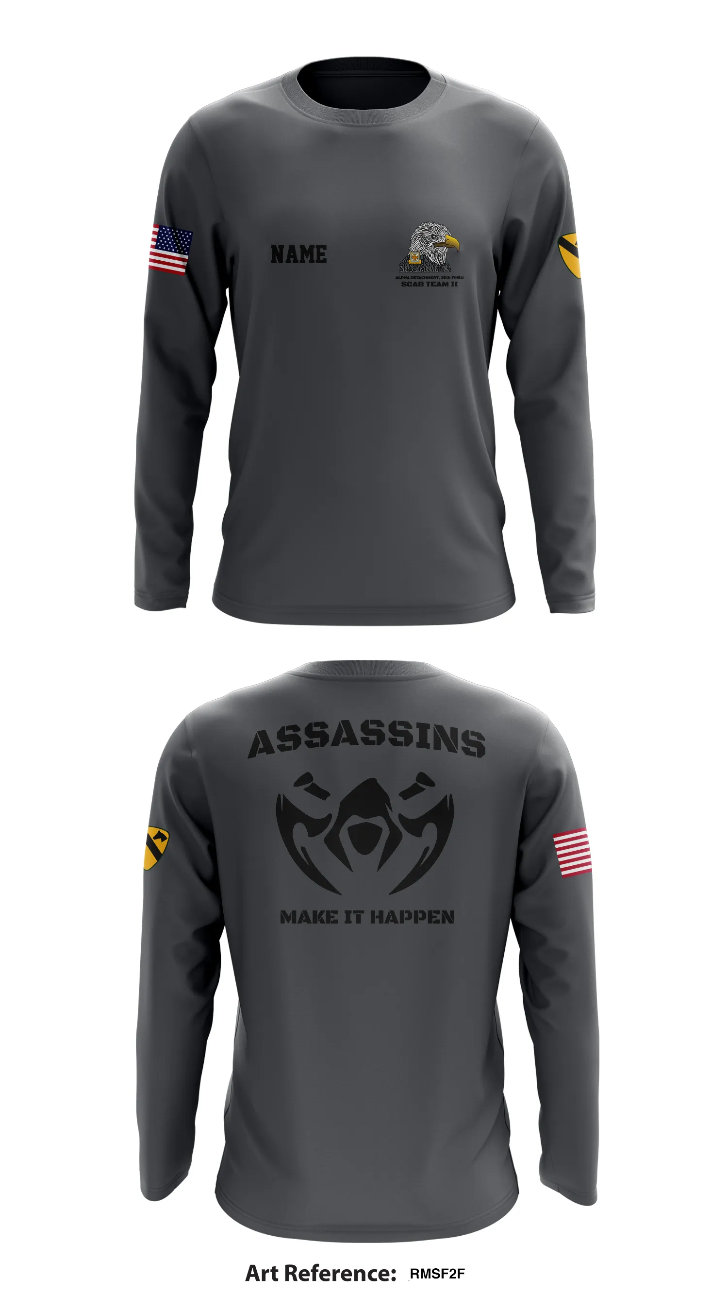 A DET / 15th FMSU Store 1 Core Men's LS Performance Tee - RmsF2F