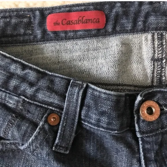 Adriano Goldschmied The Casablanca women’s Y2K low rise dark wash jeans