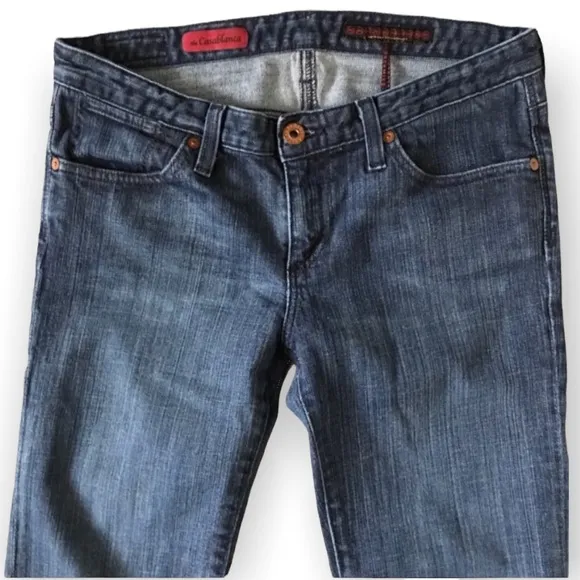 Adriano Goldschmied The Casablanca women’s Y2K low rise dark wash jeans