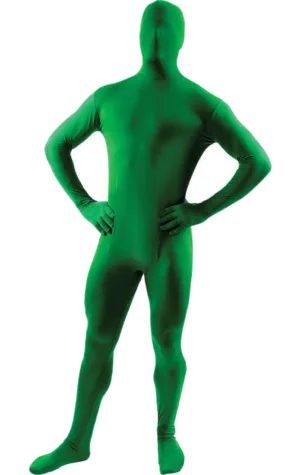 Adult Green Second Skin Suit