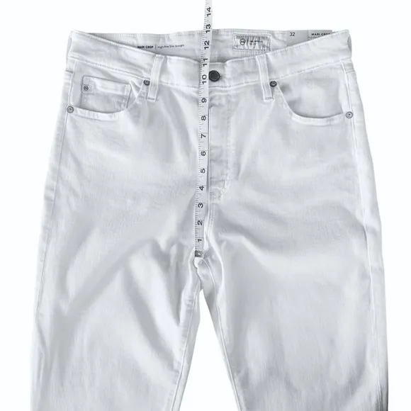 AG Mari High-Rise Slim Straight Jeans! Retail $225