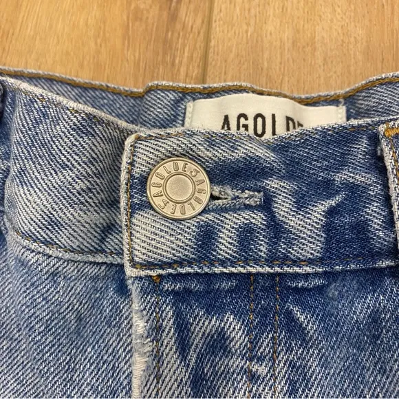 🌟AGOLDE🌟 CUT OFF DENIM SHORTS LIGHT WASH SZ 28