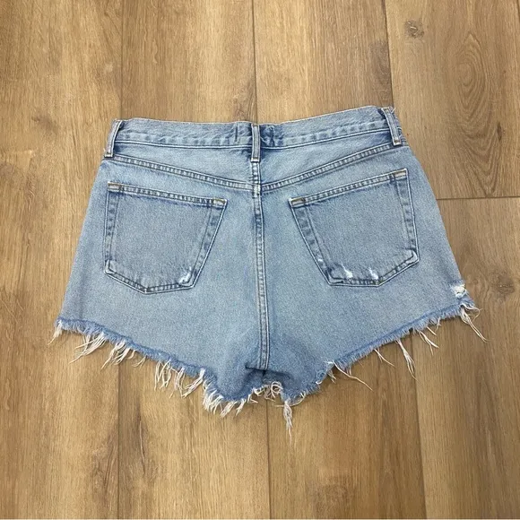 🌟AGOLDE🌟 CUT OFF DENIM SHORTS LIGHT WASH SZ 28
