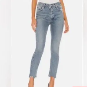 Agolde Nico High rise Slim Fit Jeans in Rooted Color 28 Orgnaic Cotton Lyocell