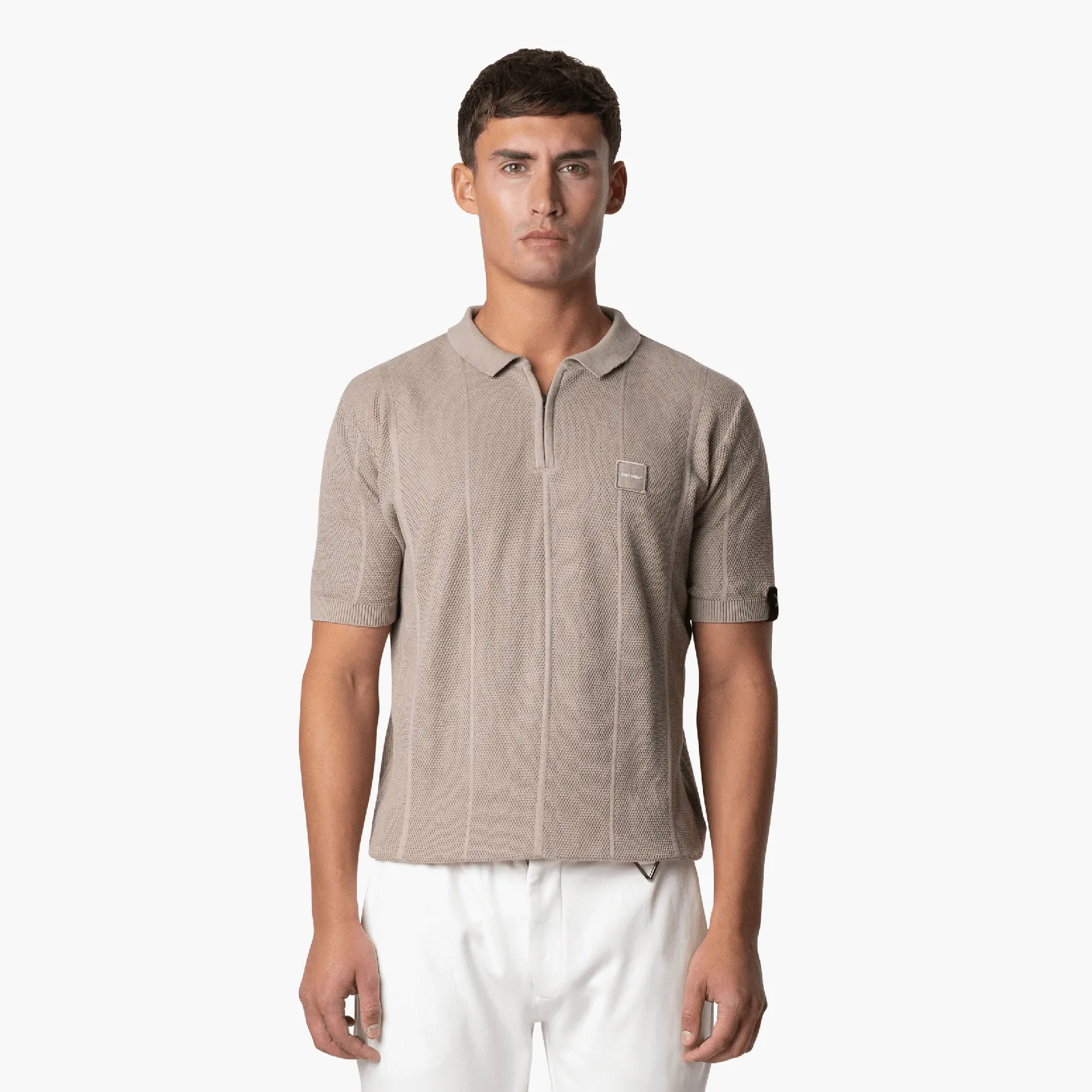 ARENA POLO | TAUPE/BLACK