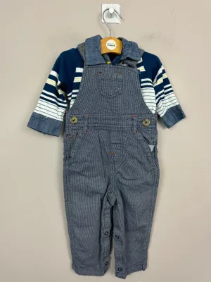 Autograph Dungarees set 3-6m
