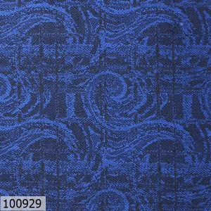 Azure Blue Floral Print Suit