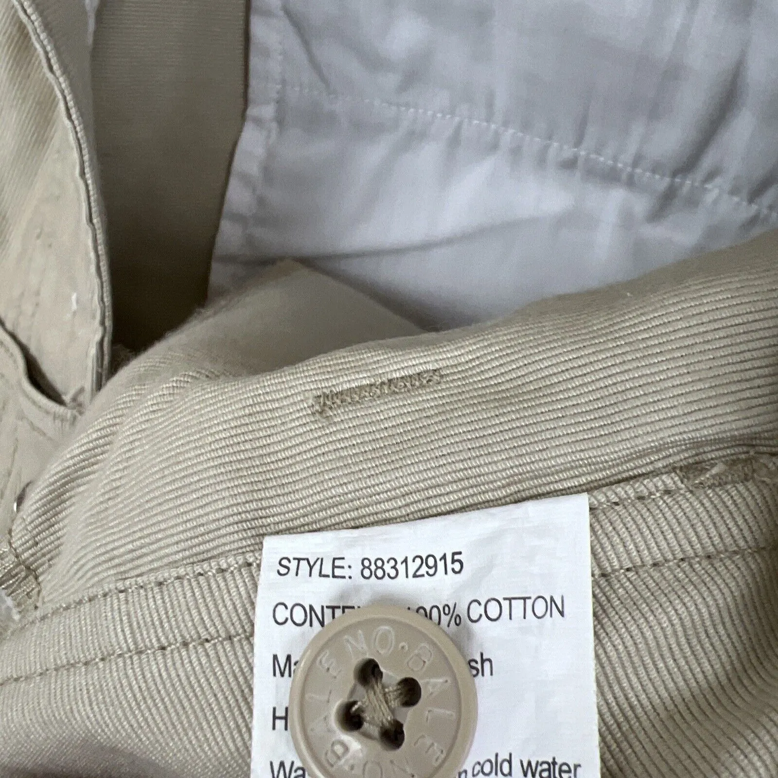Baleno Womens Beige Long Cargo Short Size XL