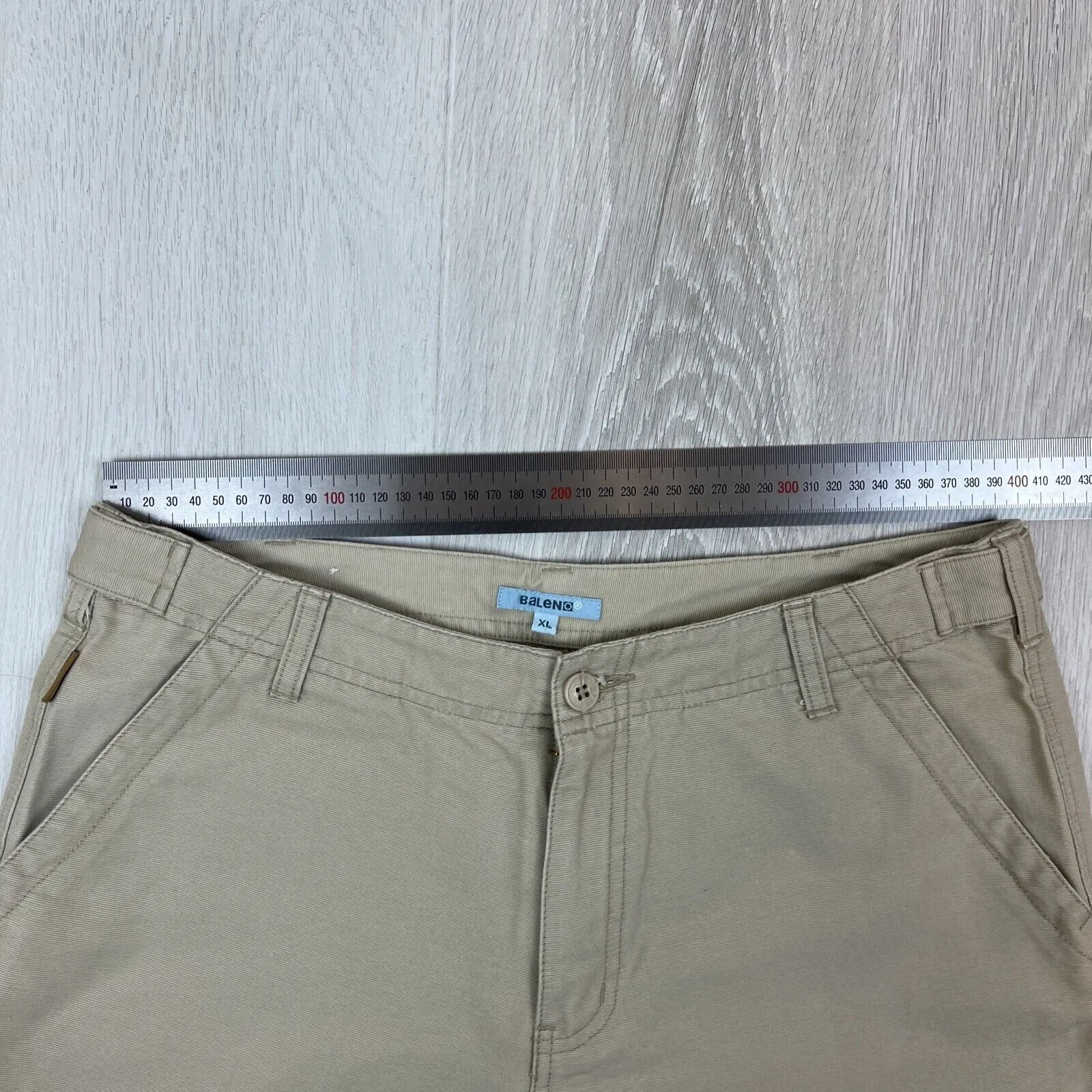 Baleno Womens Beige Long Cargo Short Size XL