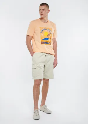 Beige Cargo Shorts