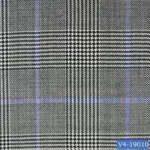 Black & White Prince of Wales with Blue Check Suit