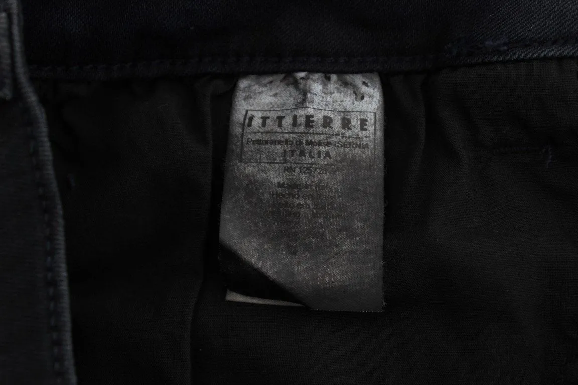 Black Cotton Slim Fit Denim Jeans