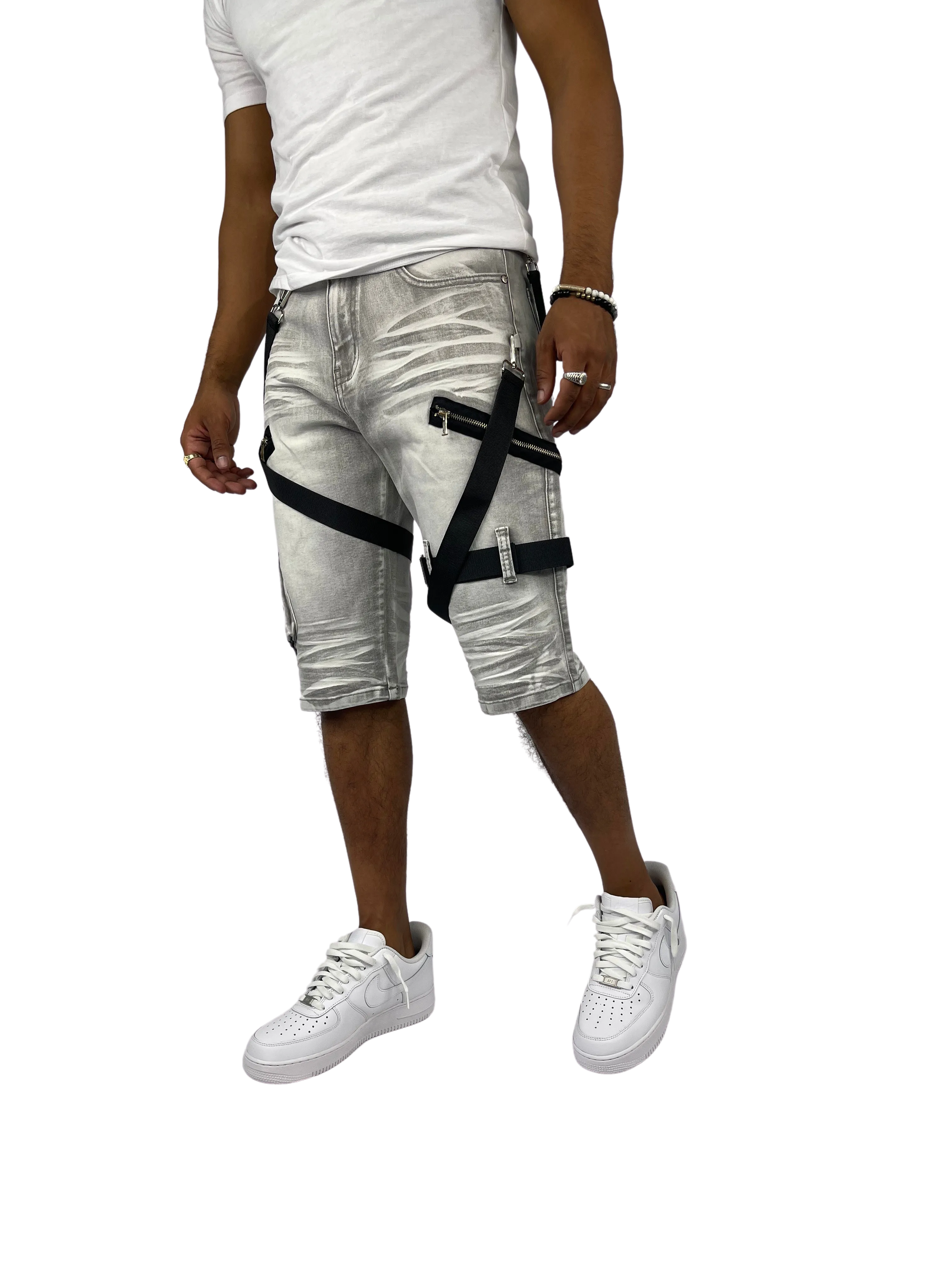BTS222271: Strap Cargo Shorts