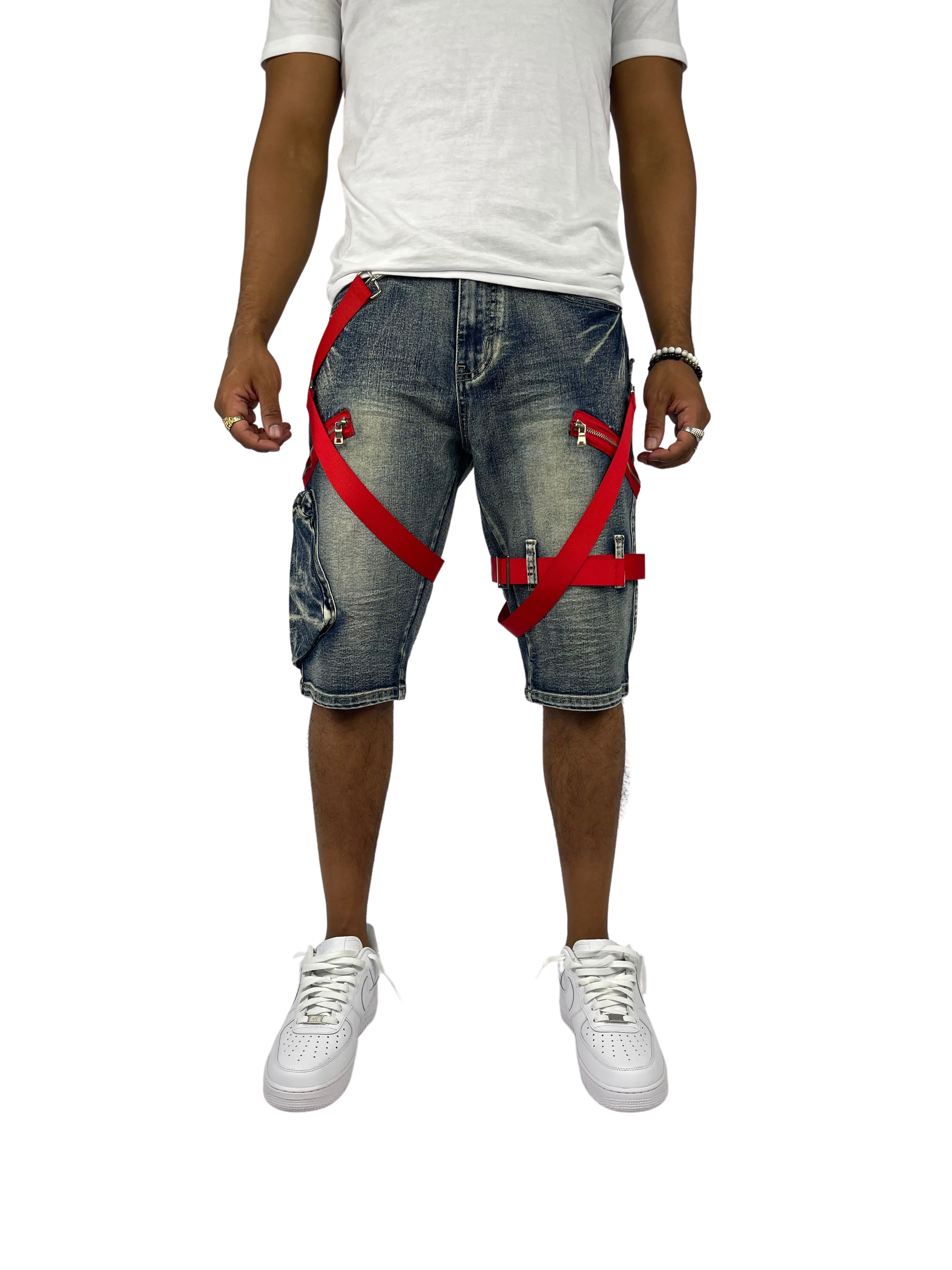 BTS222271: Strap Cargo Shorts