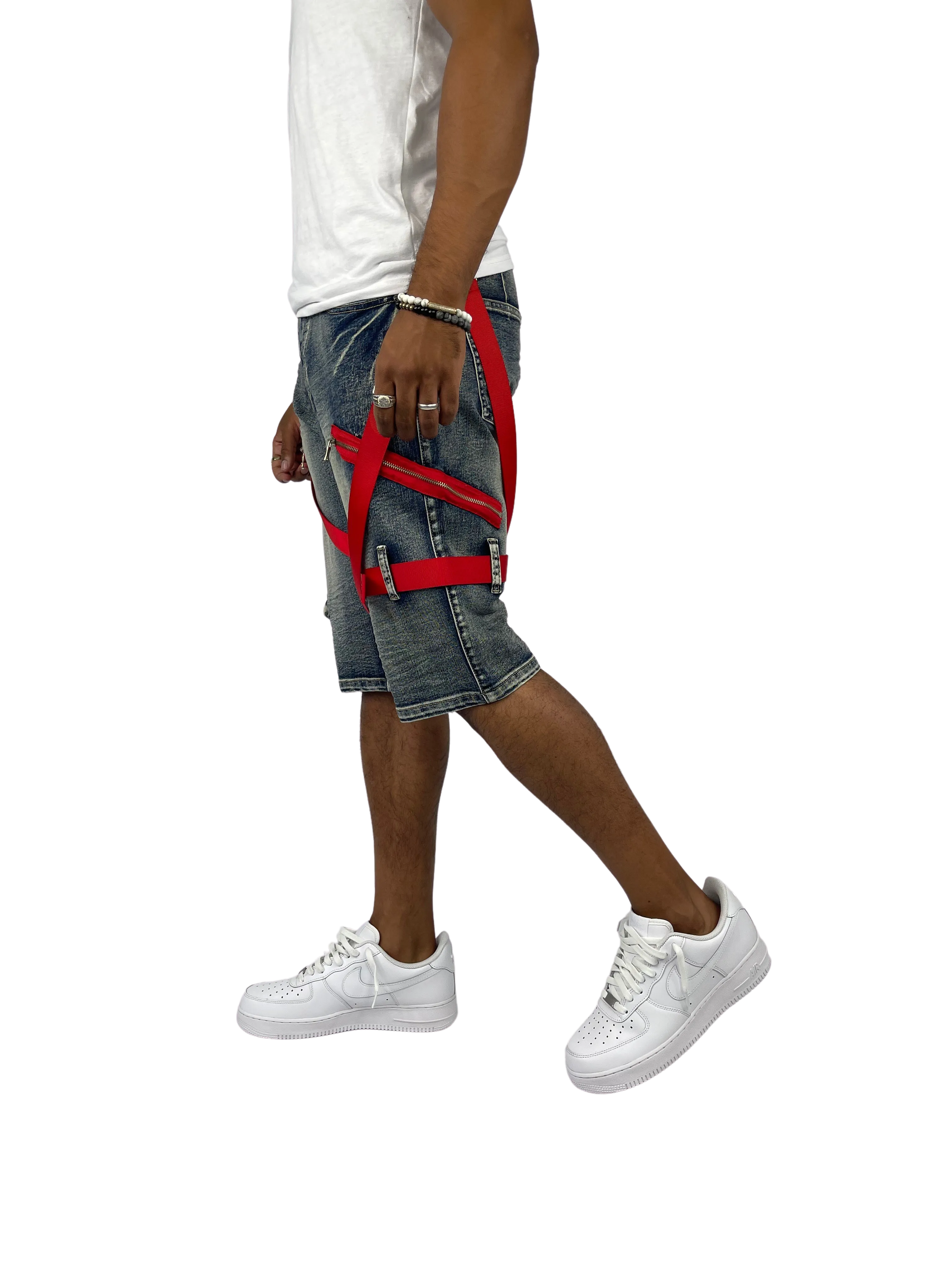 BTS222271: Strap Cargo Shorts