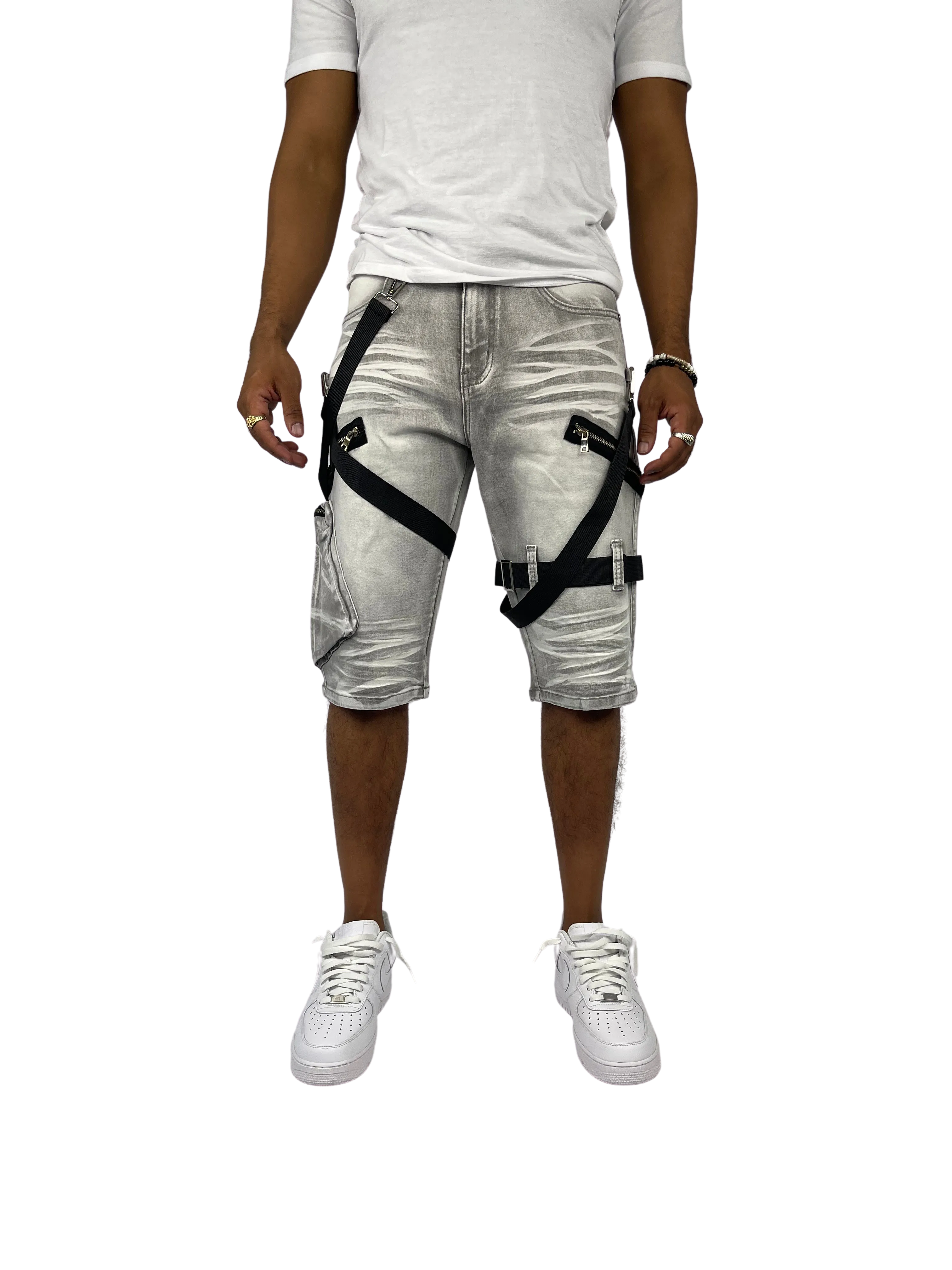 BTS222271: Strap Cargo Shorts