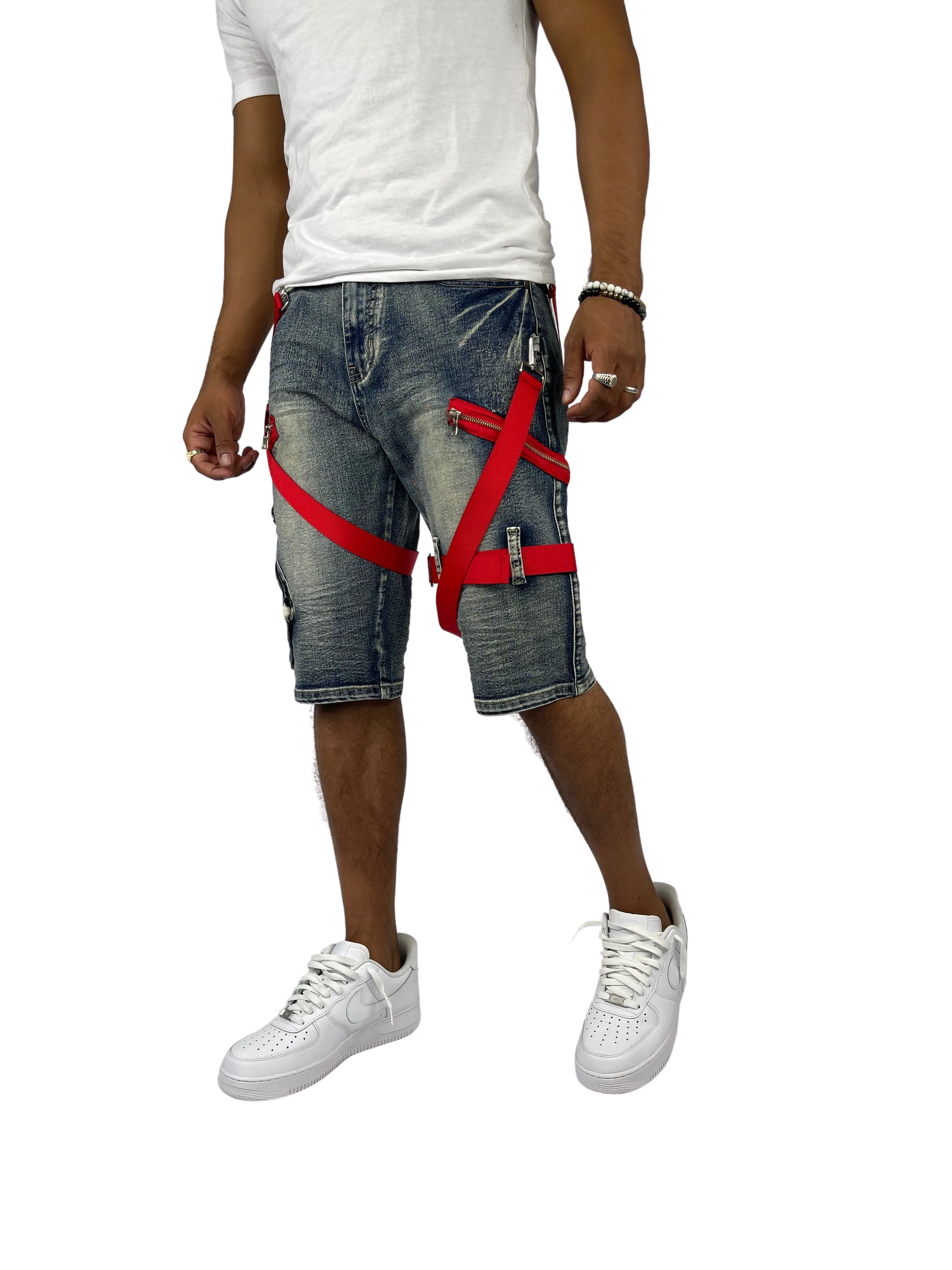 BTS222271: Strap Cargo Shorts
