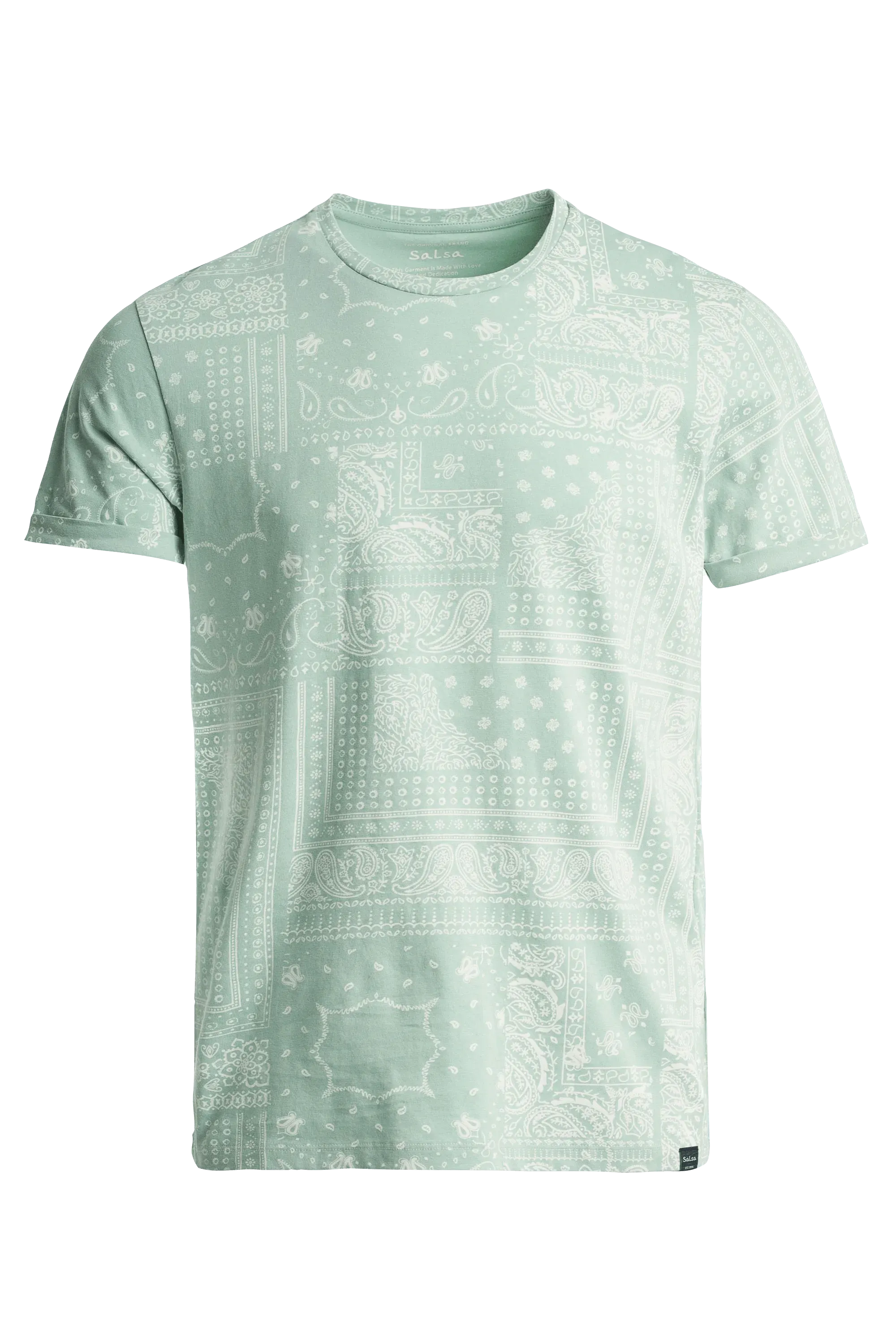 Camiseta blanca con print allover