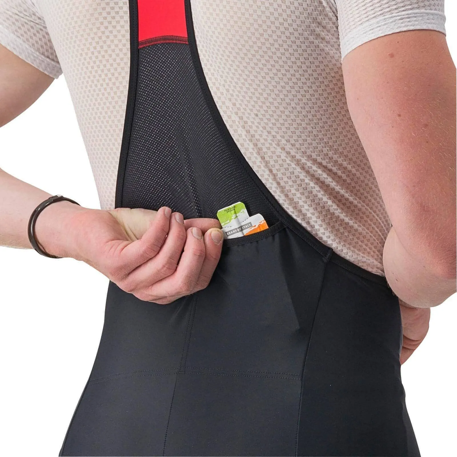 Castelli Unlimited Cargo Mens Cycling Bib Shorts - Black
