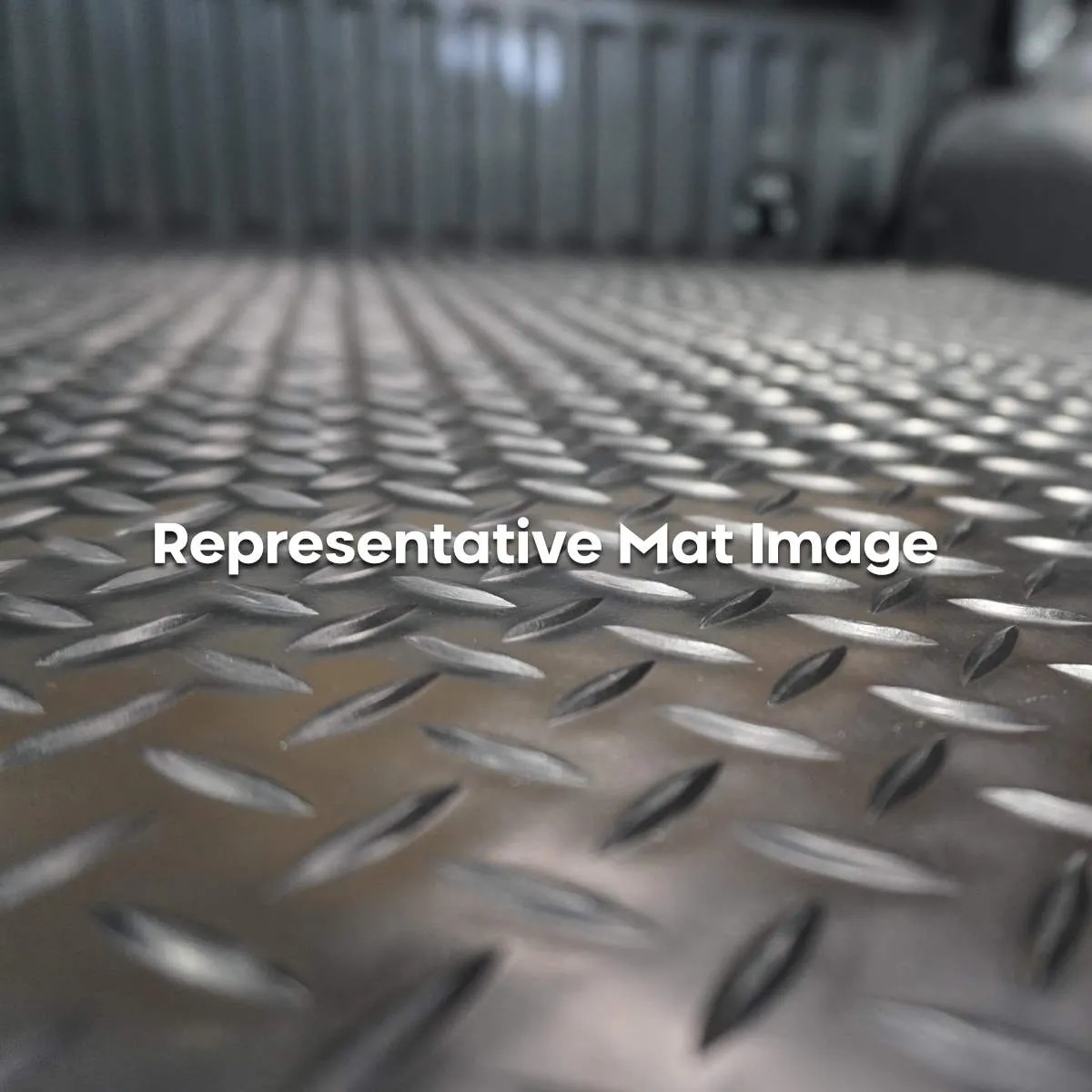 Checker Plate Rubber Ute Mat To Fit GWM Cannon Dual Cab (2020 to Current) - Suits Spray On Liner Or No Liner