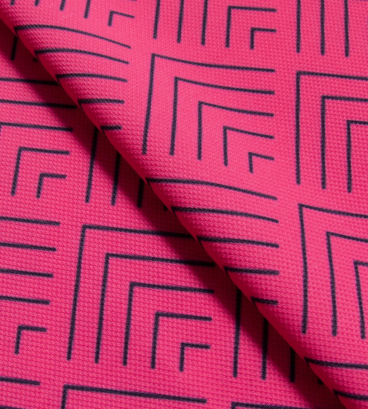 CHEVRON POLO - PINK