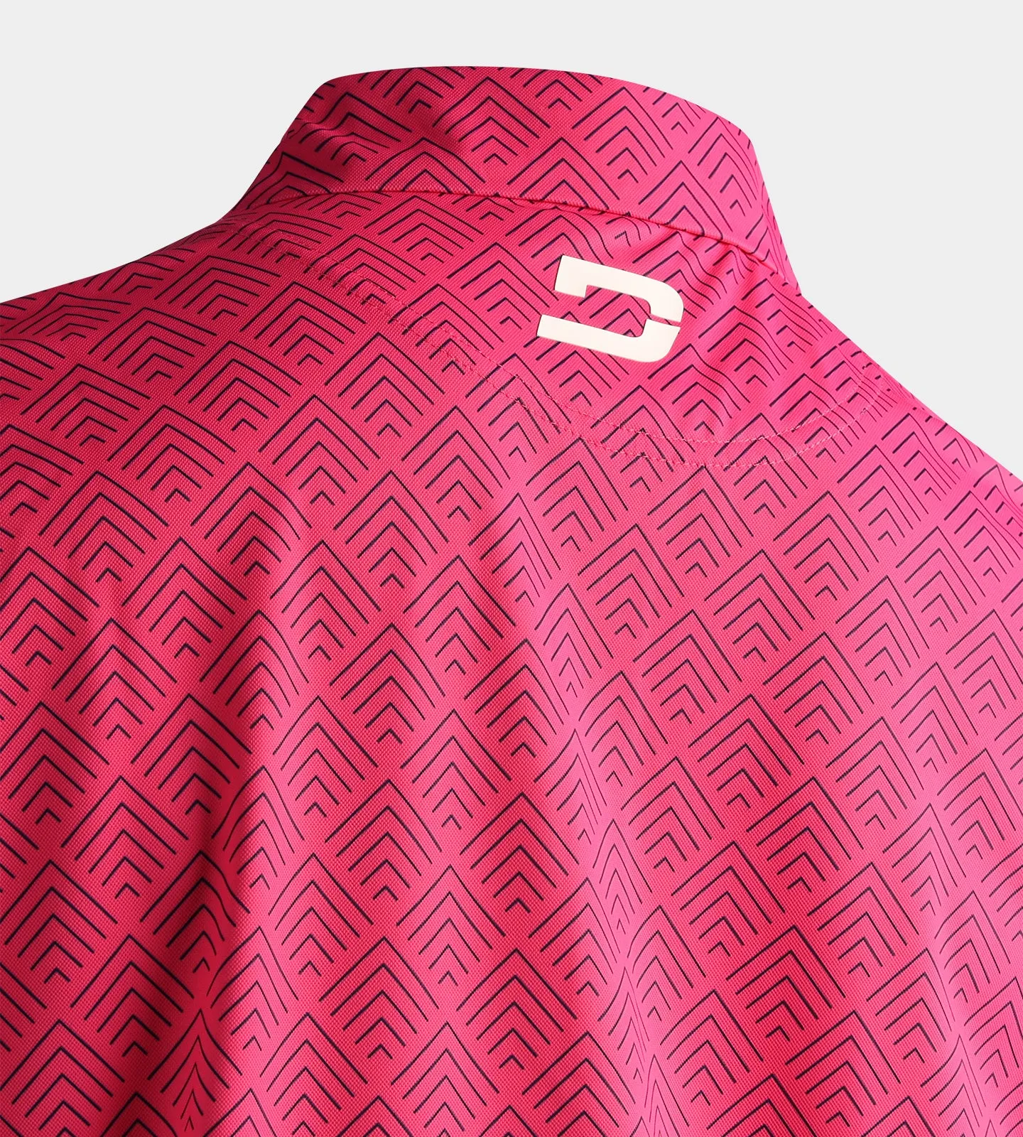 CHEVRON POLO - PINK