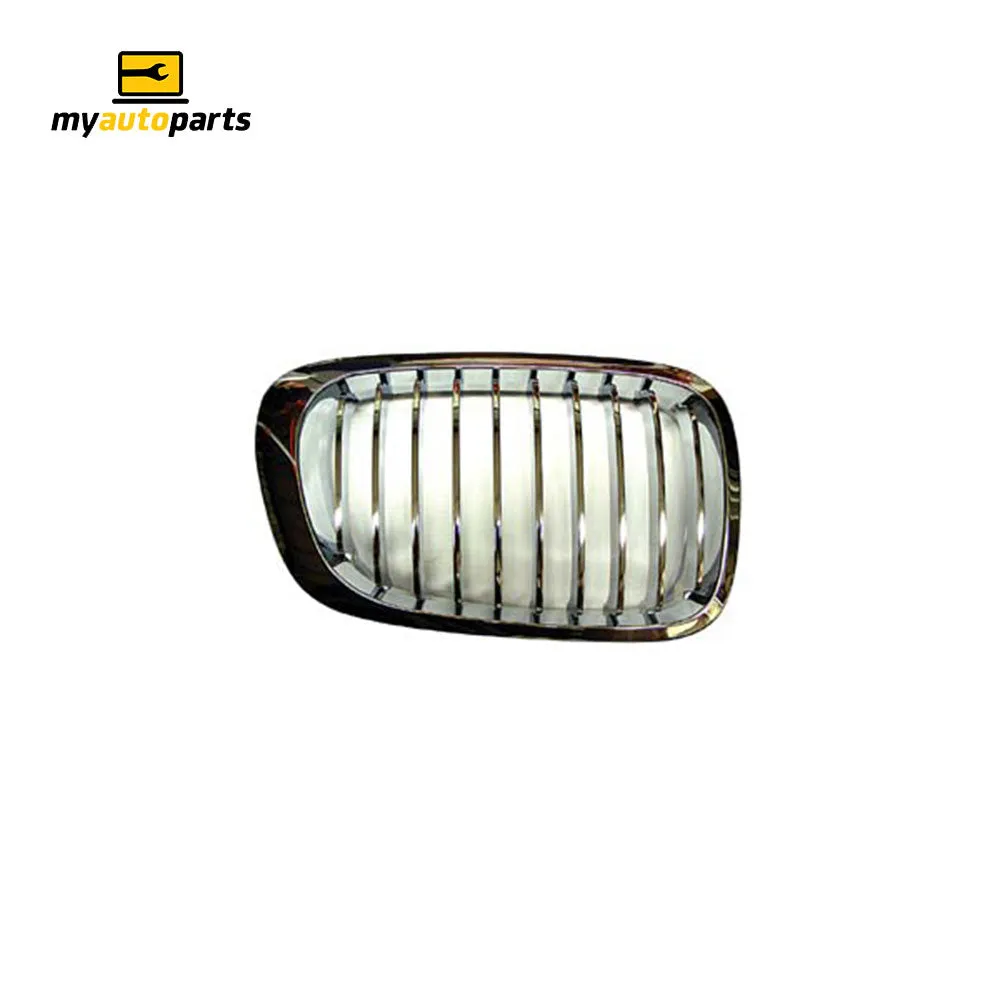 Chrome Grille Driver Side Aftermarket Suits BMW 3 Series E46 Coupe & Cabrio  2003 to 2005