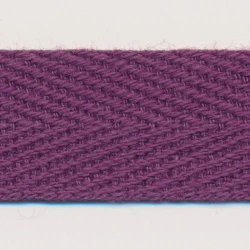 Cotton Herringbone Tape #125 Purple