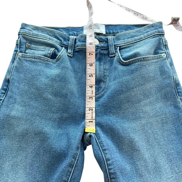 Current Elliott The Stiletto Artisan Released Hem Denim Jeans Size 28 Med Wash
