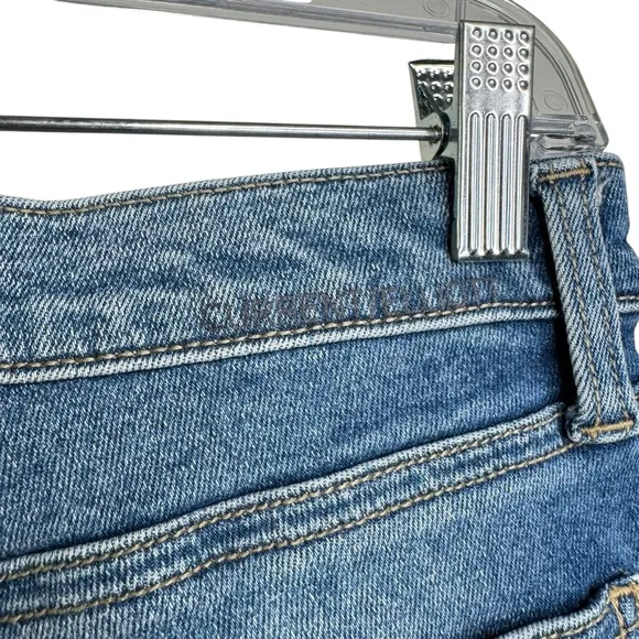 Current Elliott The Stiletto Artisan Released Hem Denim Jeans Size 28 Med Wash