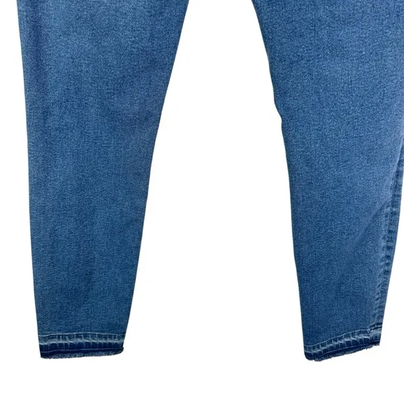 Current Elliott The Stiletto Artisan Released Hem Denim Jeans Size 28 Med Wash