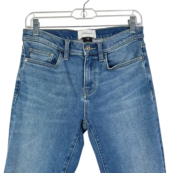 Current Elliott The Stiletto Artisan Released Hem Denim Jeans Size 28 Med Wash