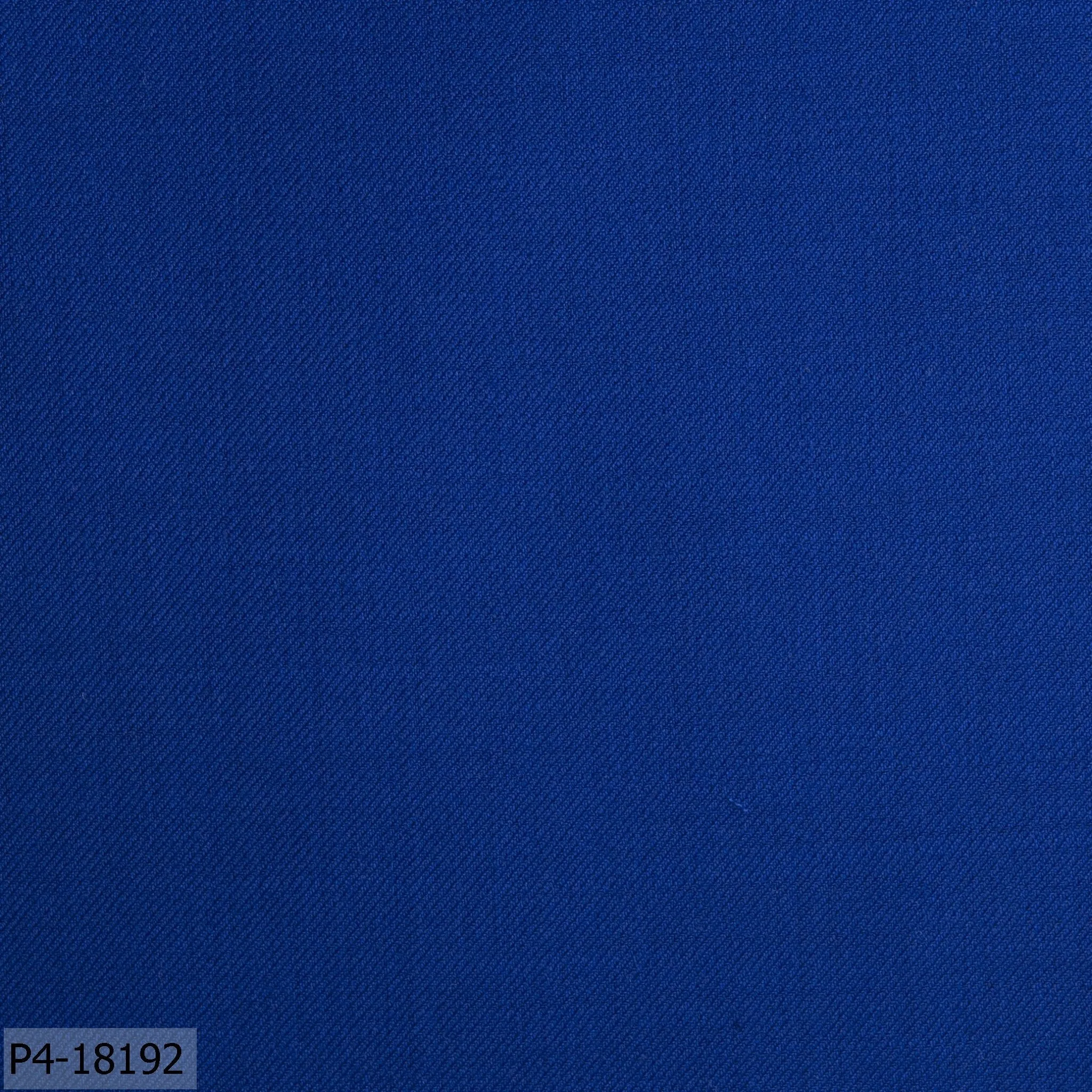 Egyptian Blue Plain Flannel Suit