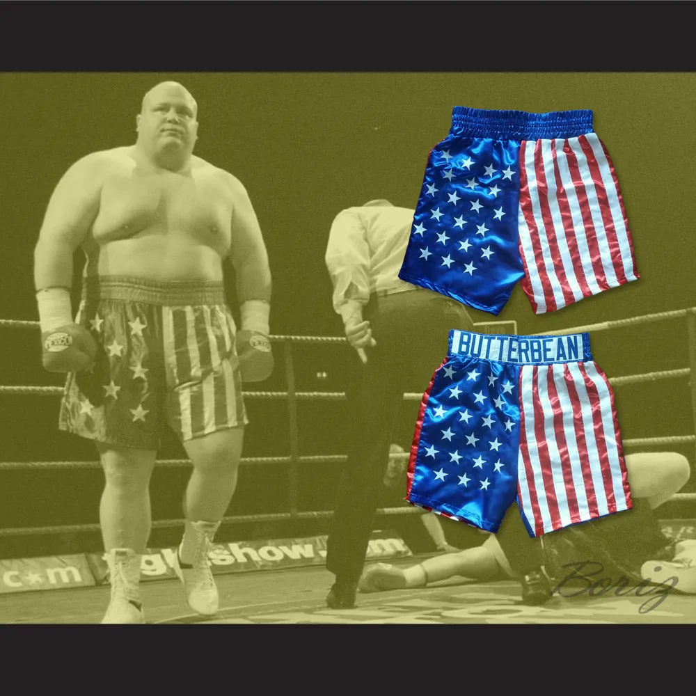 Eric 'Butterbean' Esch American Flag Boxing Shorts