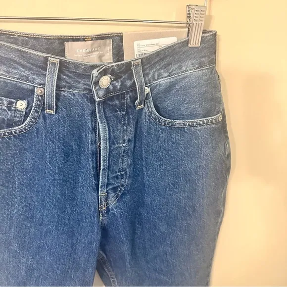 Everlane 90s cheeky high rise curvy straight leg denim Jeans straight 26 New