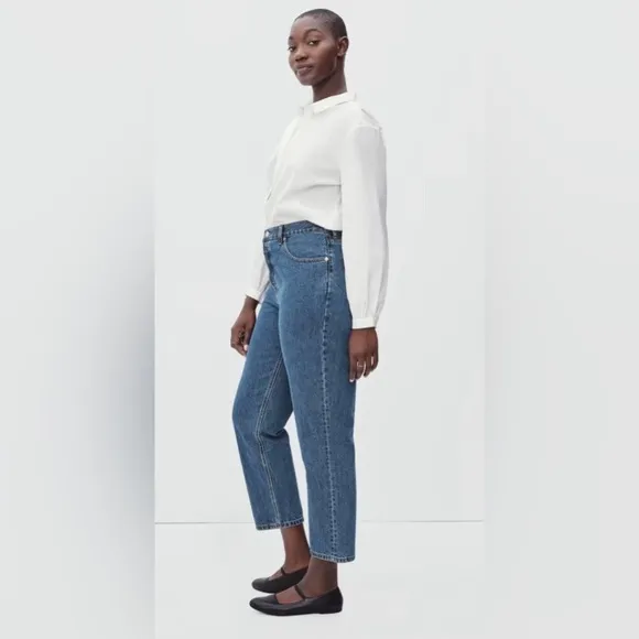 Everlane 90s cheeky high rise curvy straight leg denim Jeans straight 26 New