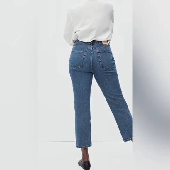 Everlane 90s cheeky high rise curvy straight leg denim Jeans straight 26 New