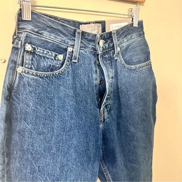 Everlane 90s cheeky high rise curvy straight leg denim Jeans straight 26 New