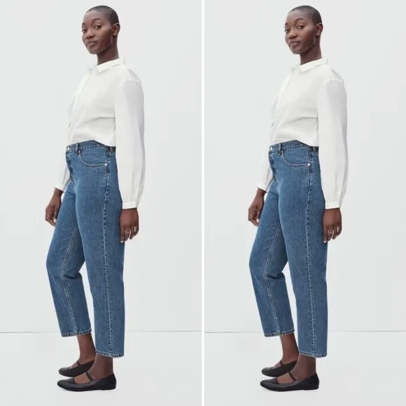 Everlane 90s cheeky high rise curvy straight leg denim Jeans straight 26 New