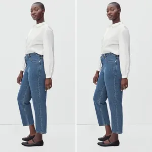 Everlane 90s cheeky high rise curvy straight leg denim Jeans straight 26 New