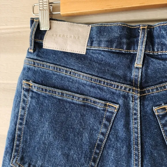 Everlane The way high denim shorts size 25