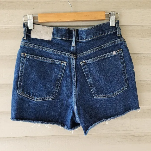 Everlane The way high denim shorts size 25
