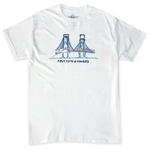 Fifty Fifty X Krooked T-Shirt White
