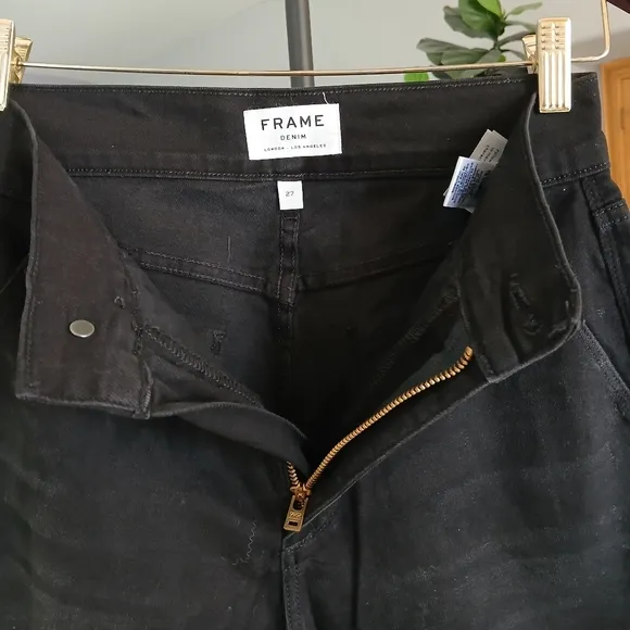 FRAME Slender Trouser Jeans. Chimney Sweep Size 27