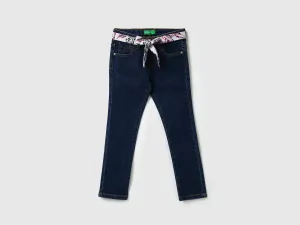 Girls Solid Slim Fit Jeans