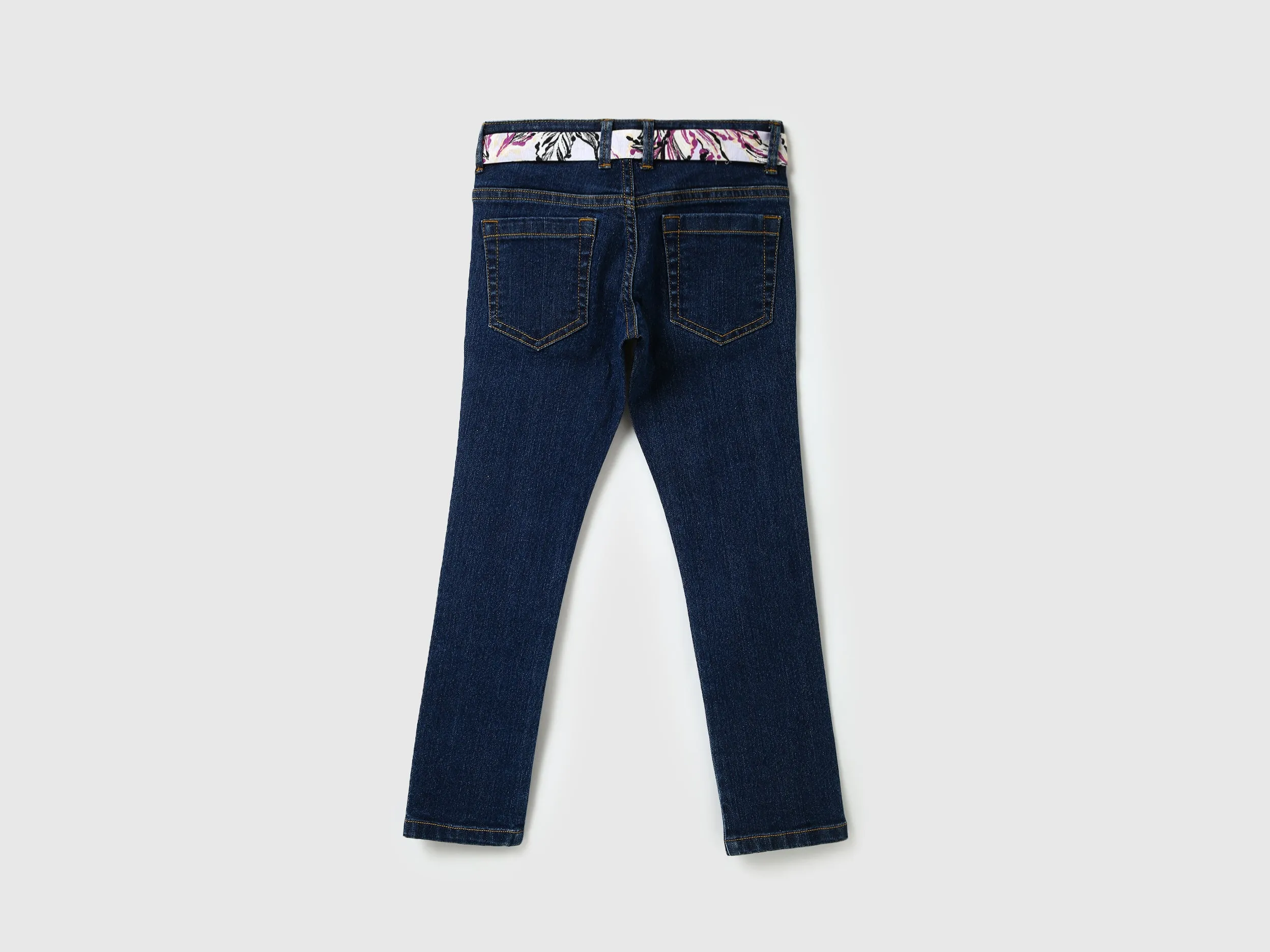 Girls Solid Slim Fit Jeans