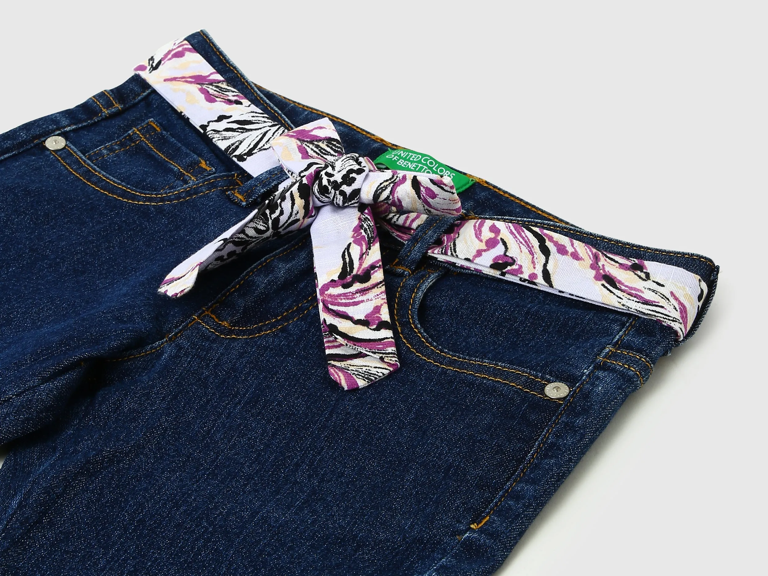 Girls Solid Slim Fit Jeans