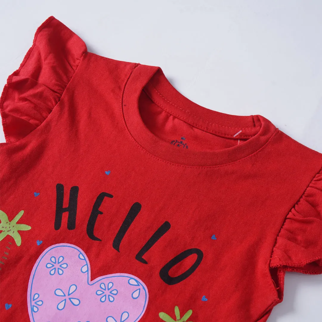 Girls T shirt (Hello)