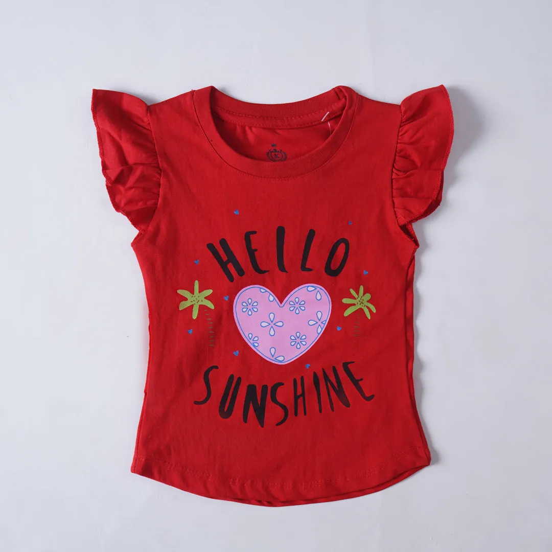Girls T shirt (Hello)