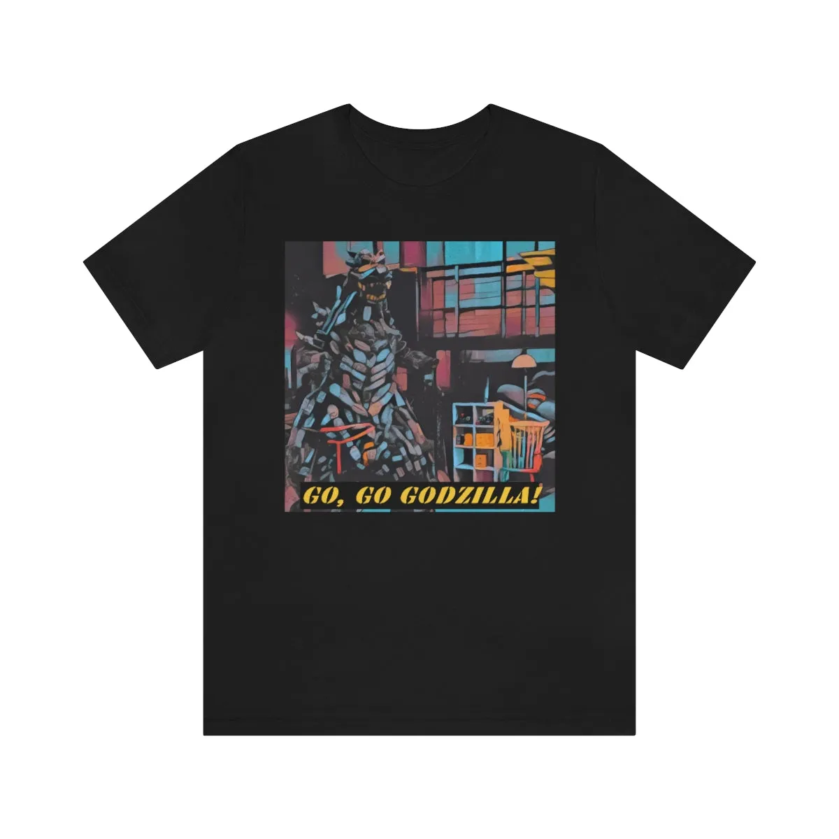 Go, Go Godzilla! Short Sleeve Tee